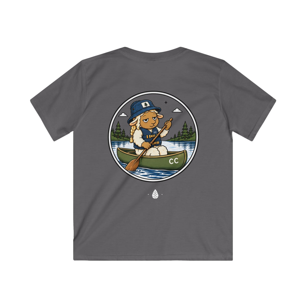 Canoe Sheep Kids T-shirt