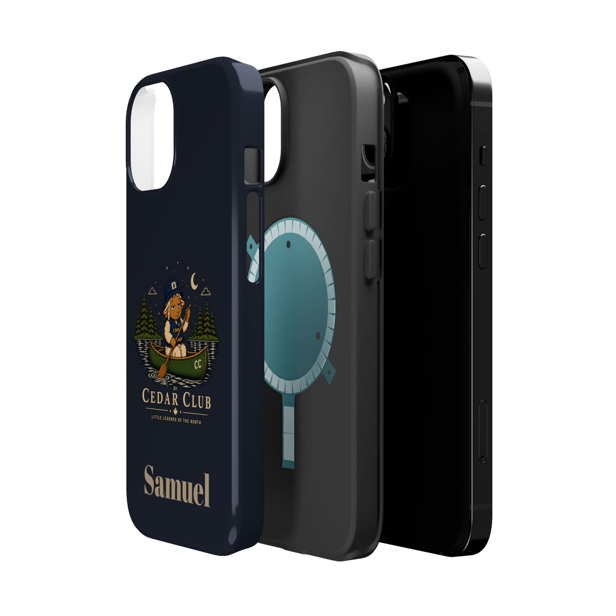 Personalized Canoeing Sheep Phone Case — Magnetic Impact-Resistant
