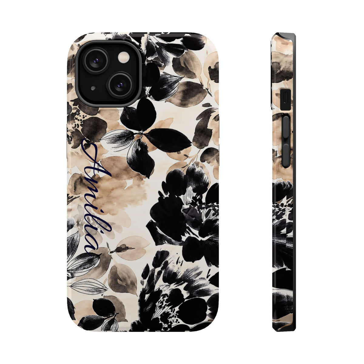 Floral Watercolor Magnetic Impact Phone Case