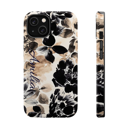 Floral Watercolor Magnetic Impact Phone Case