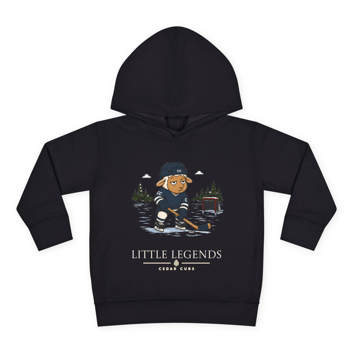Toddler Hoodie — 'Little Legends' Hockey Sheep Personalized Pullover