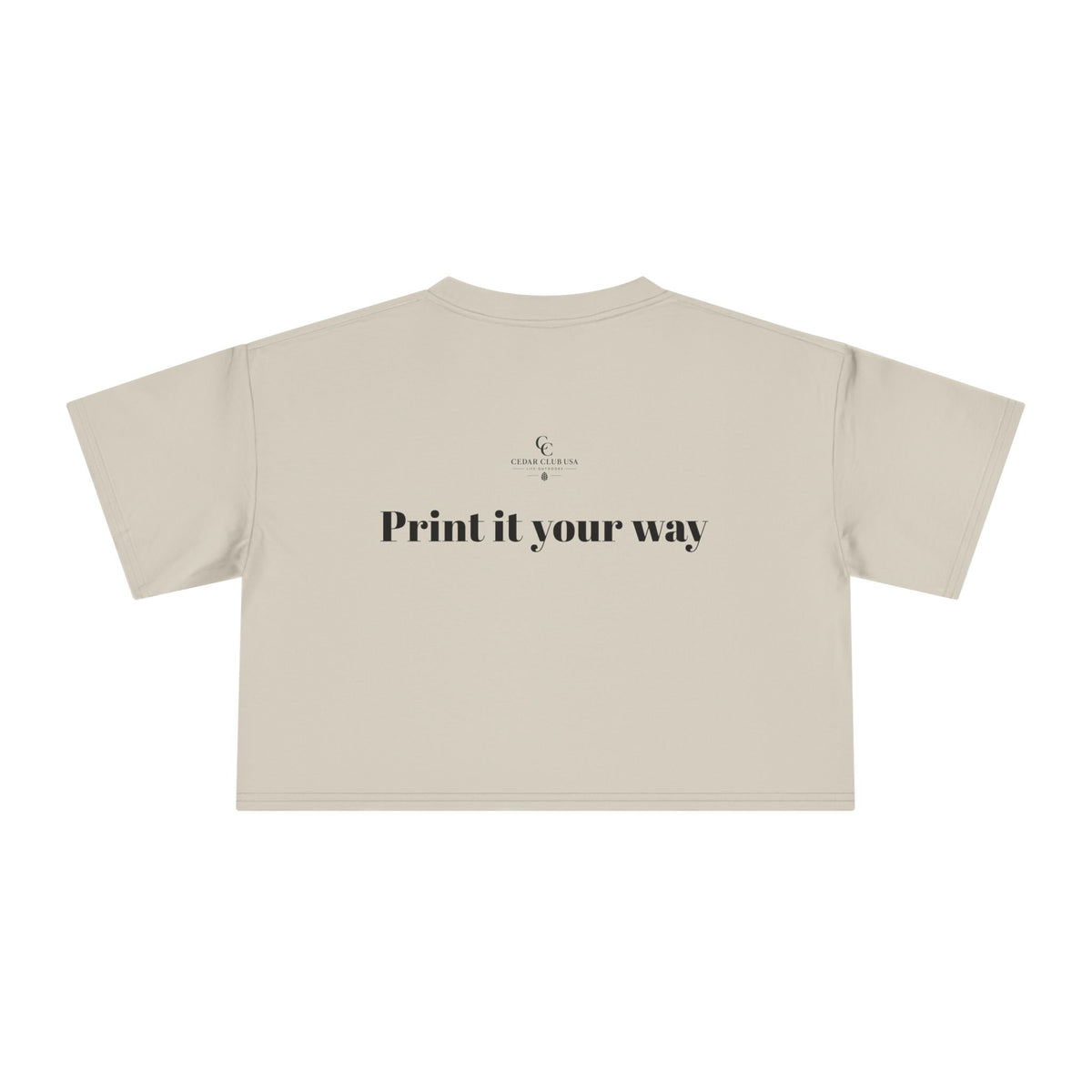 Personalized Crop Tee