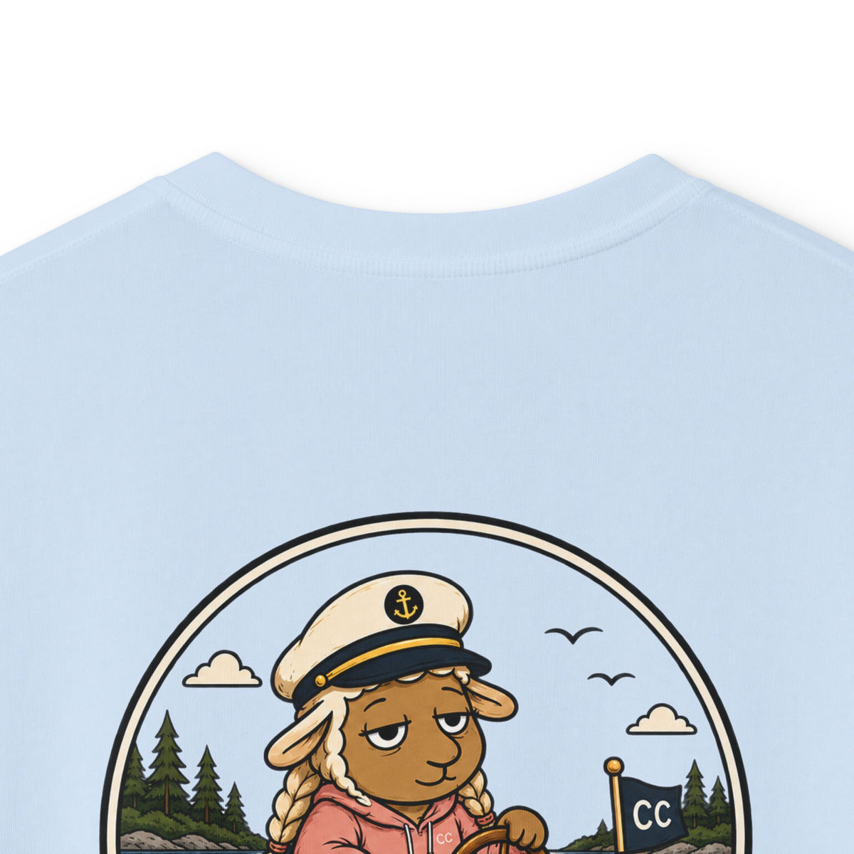 Boat Captain Sheep Kids T-shirt
