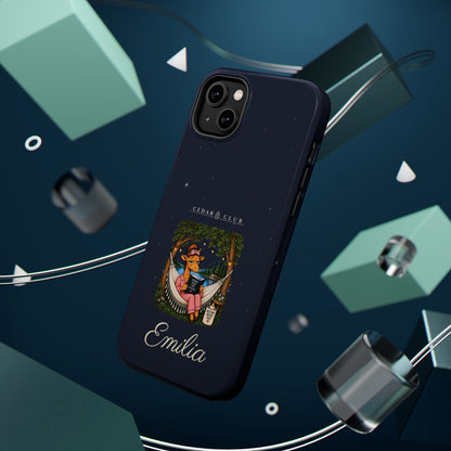 Personalized Resting Beach Face Phone Case — Magnetic Impact-Resistant