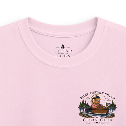 Boat Captain Sheep Kids T-shirt