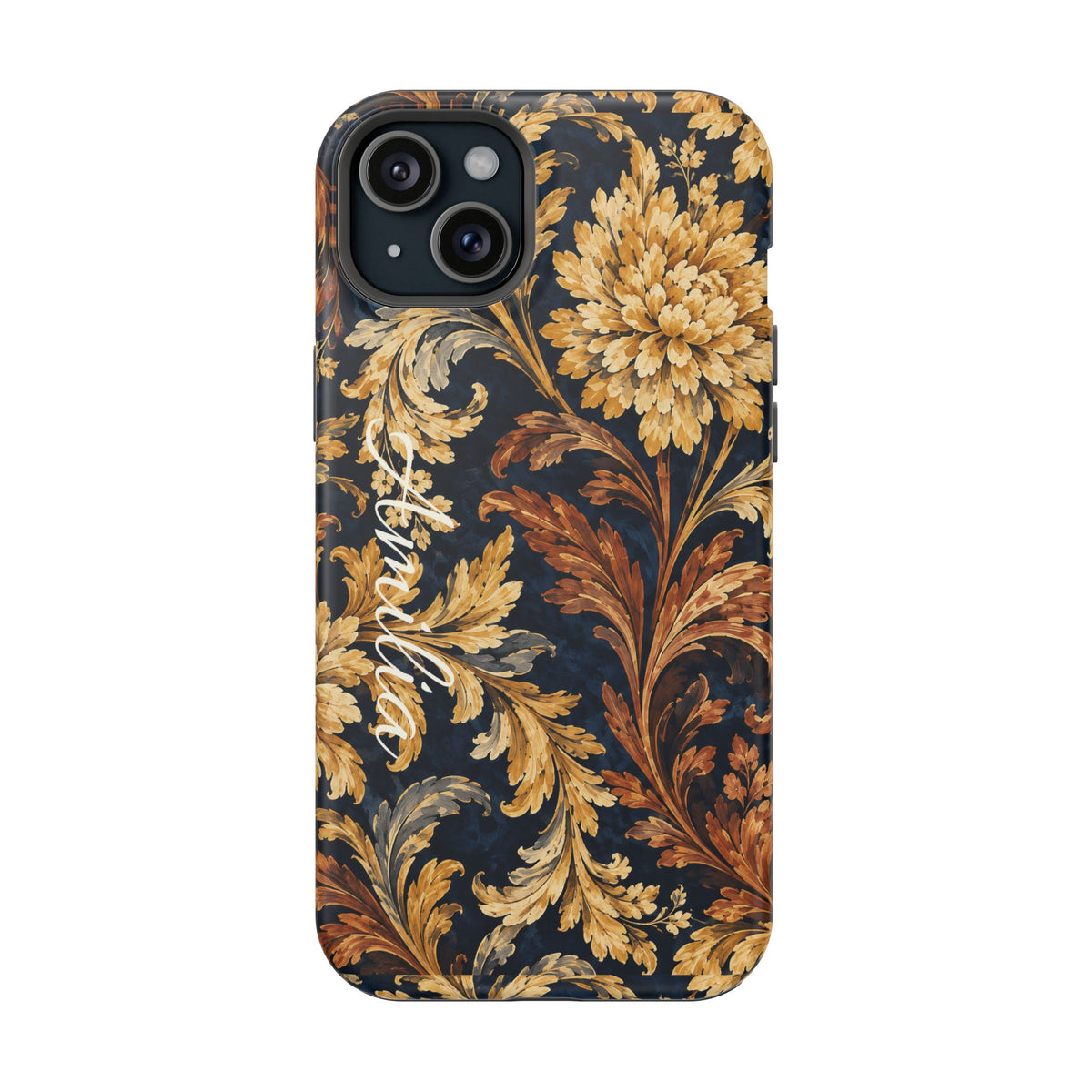 Floral Baroque Magnetic Impact-Resistant Phone Case