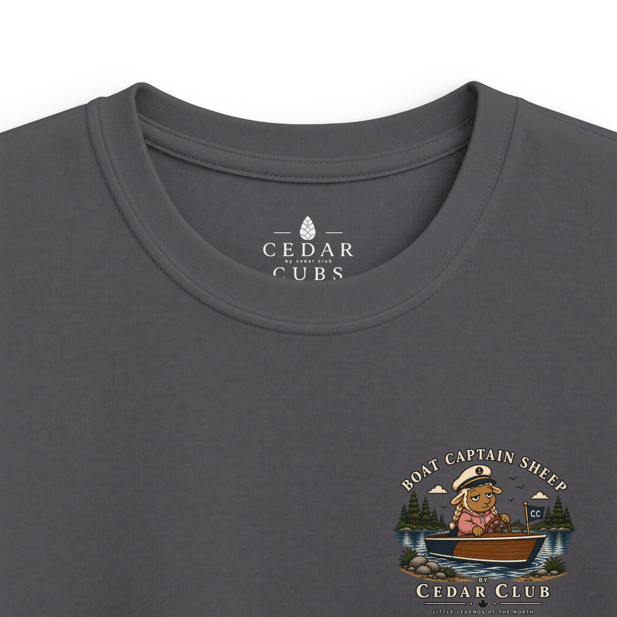 Boat Captain Sheep Kids T-shirt
