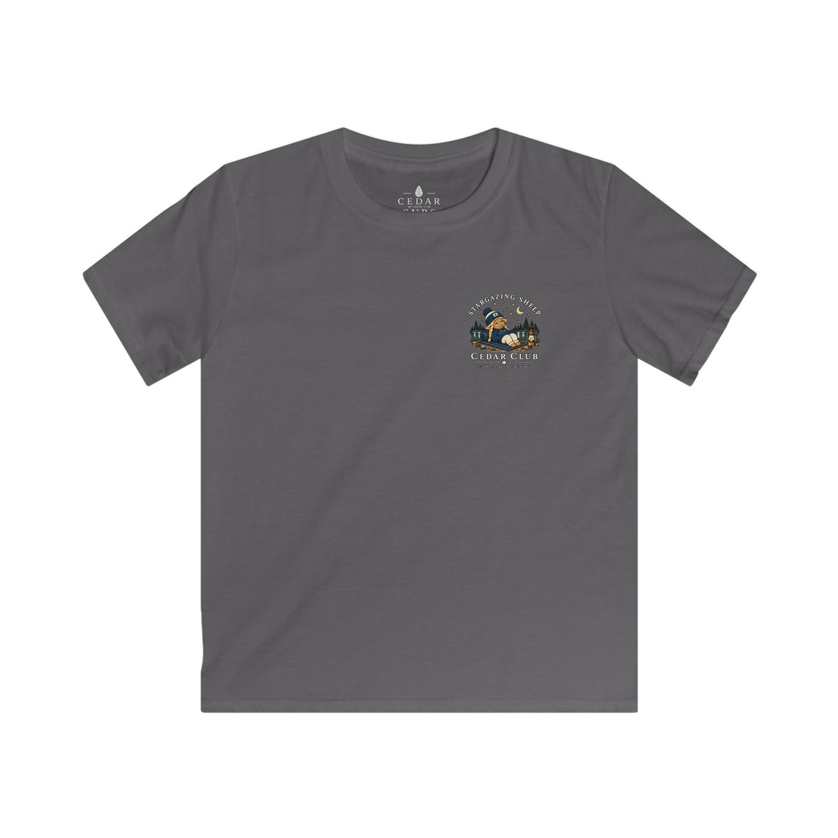 Stargazing Sheep Kids T-shirt
