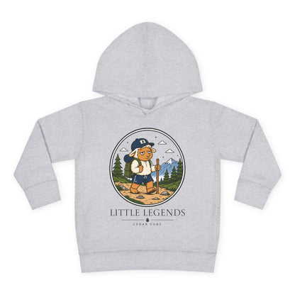 Toddler Hoodie — 'Little Legends' Hiker Design | Cedar Cubs Personalized Pullover