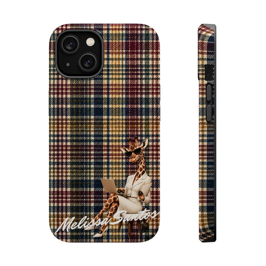 Copy of Personalized Giraffe Phone Case — Leopard Print Magnetic Impact-Resistant