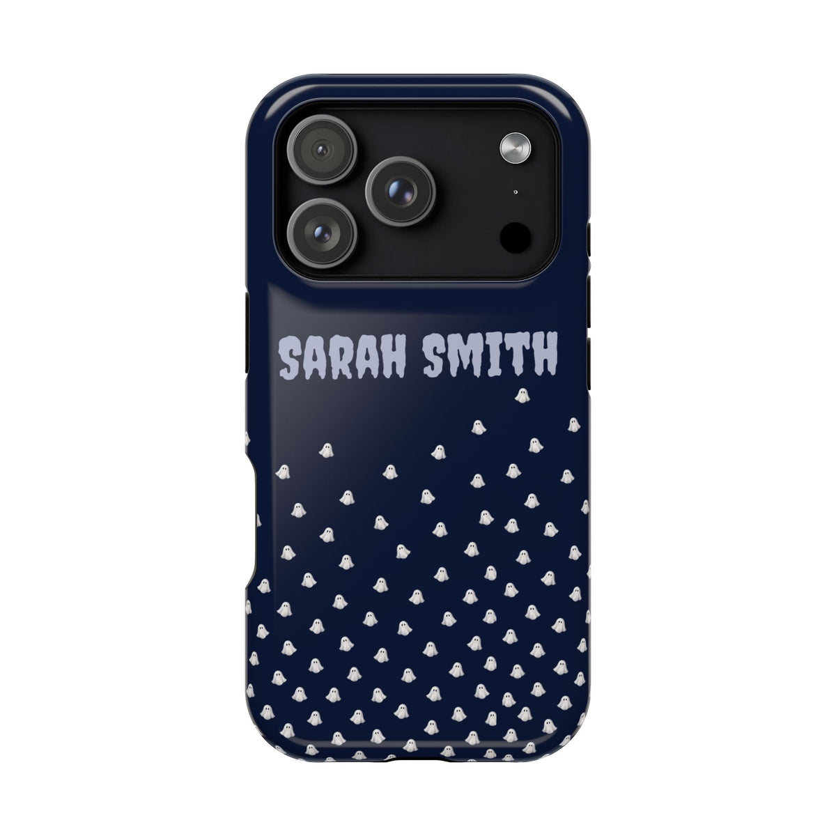 Halloween Ghost Magnetic Impact Phone Case — Custom Name