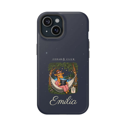 Personalized Resting Beach Face Phone Case — Magnetic Impact-Resistant