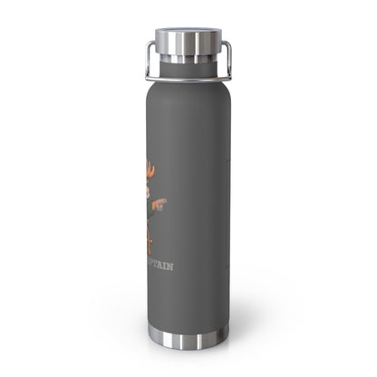 Copper Vacuum Insulated Bottle, 22oz - Trust the Captain