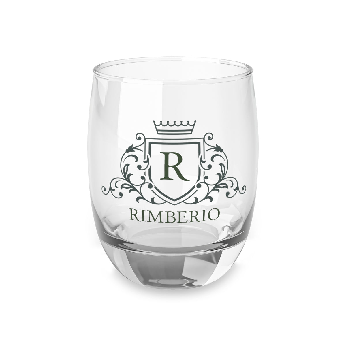 Personalized Monogram Whiskey Glass — Family Name