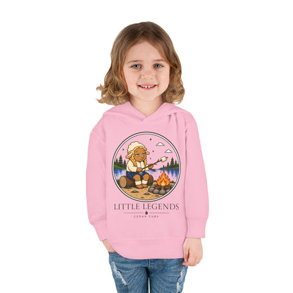 Toddler Hoodie — 'Little Legends' Campfire Design | Cedar Cubs Personalized Pullover
