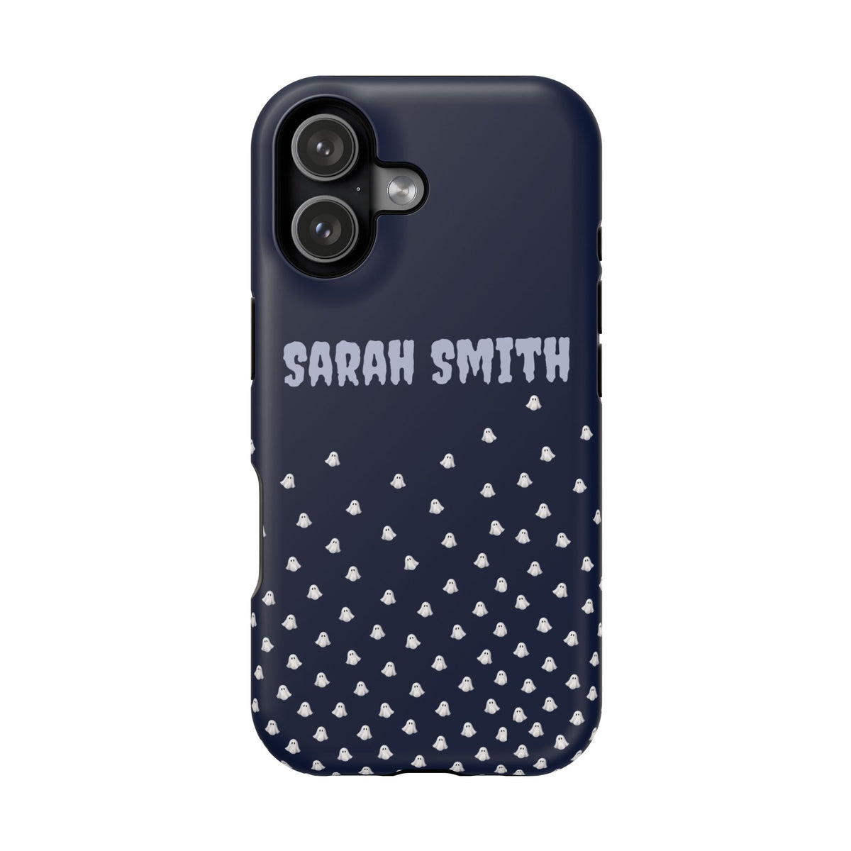 Halloween Ghost Magnetic Impact Phone Case — Custom Name