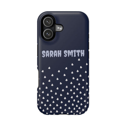 Halloween Ghost Magnetic Impact Phone Case — Custom Name
