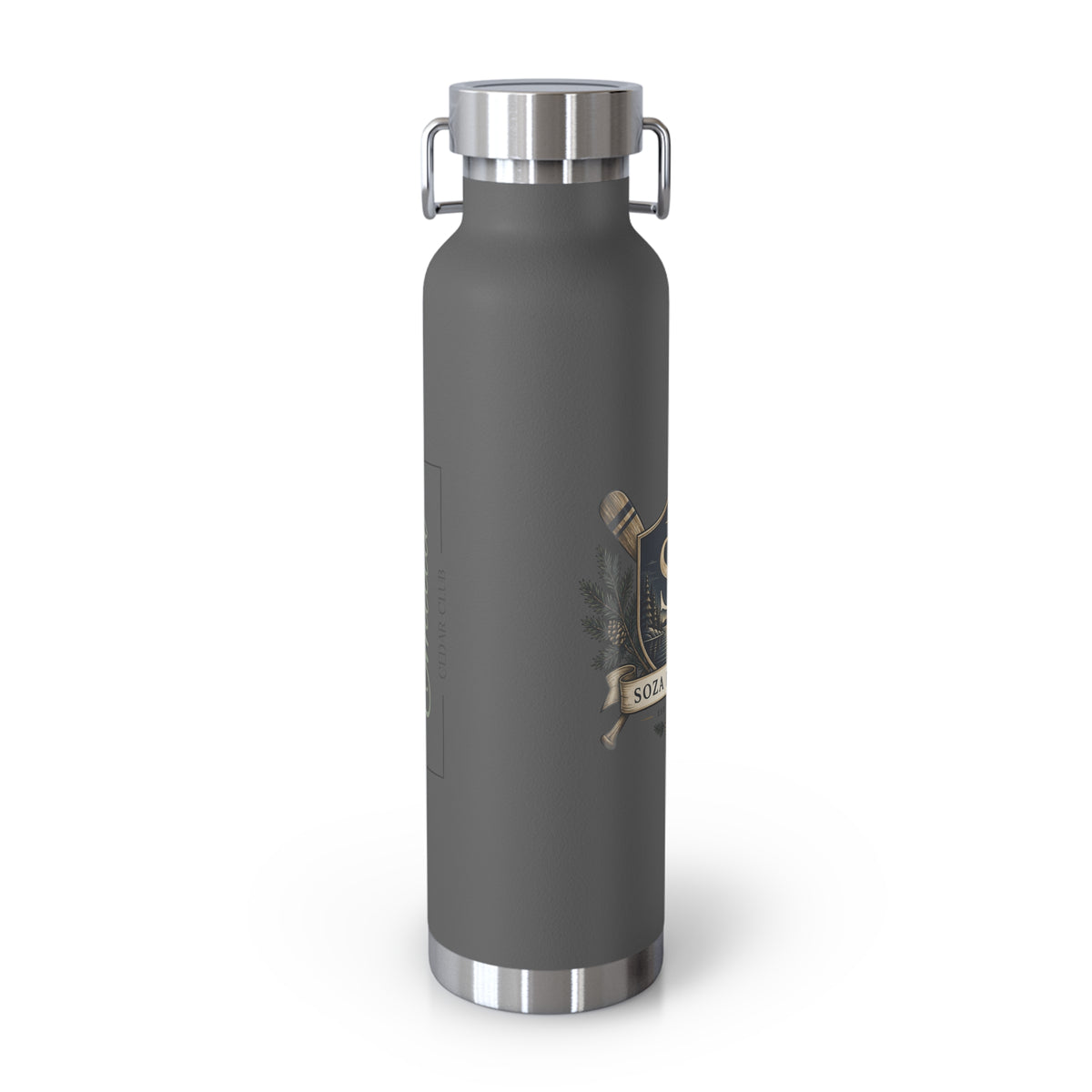 Copper Vacuum Insulated Bottle, 22oz - Family Crest