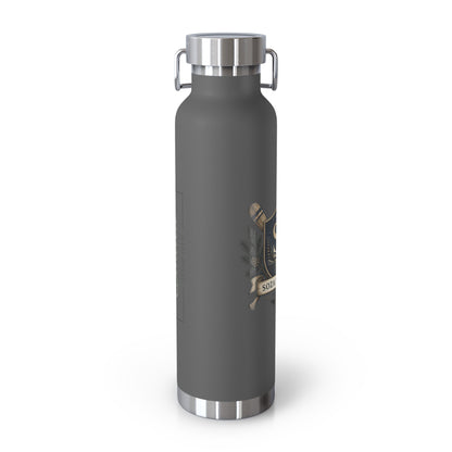 Copper Vacuum Insulated Bottle, 22oz - Family Crest