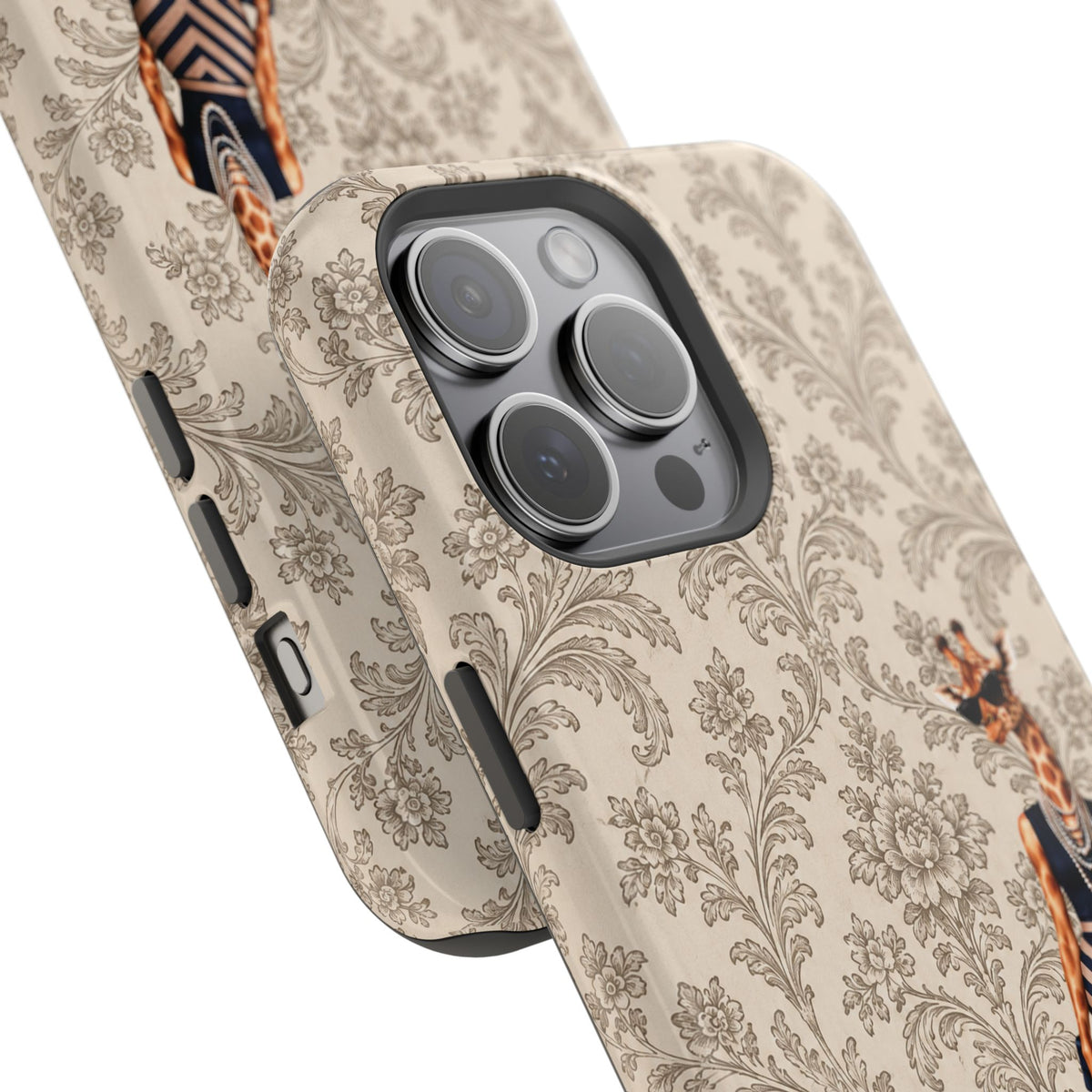 Personalized Giraffe Phone Case — Leopard Print Magnetic Impact-Resistant