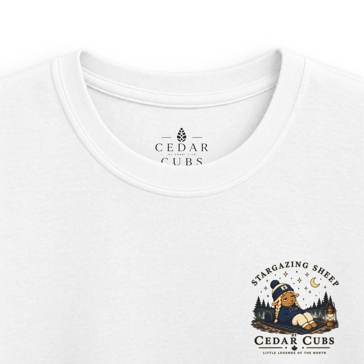 Stargazing Sheep Kids T-shirt