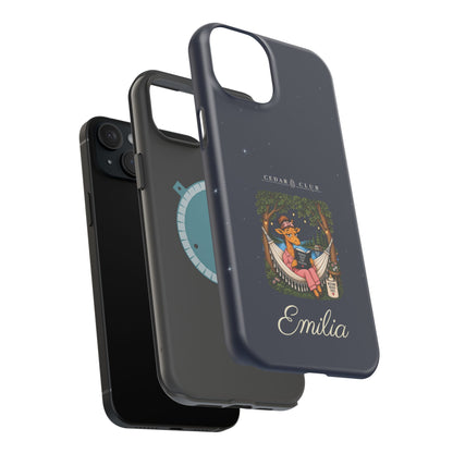 Personalized Resting Beach Face Phone Case — Magnetic Impact-Resistant
