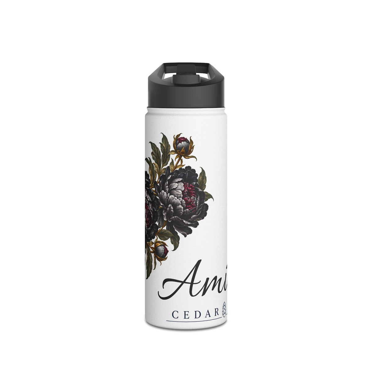 Floral Stainless Steel Water Bottle