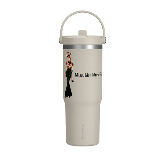 Personalized Custom Black Travel 32oz Tumbler