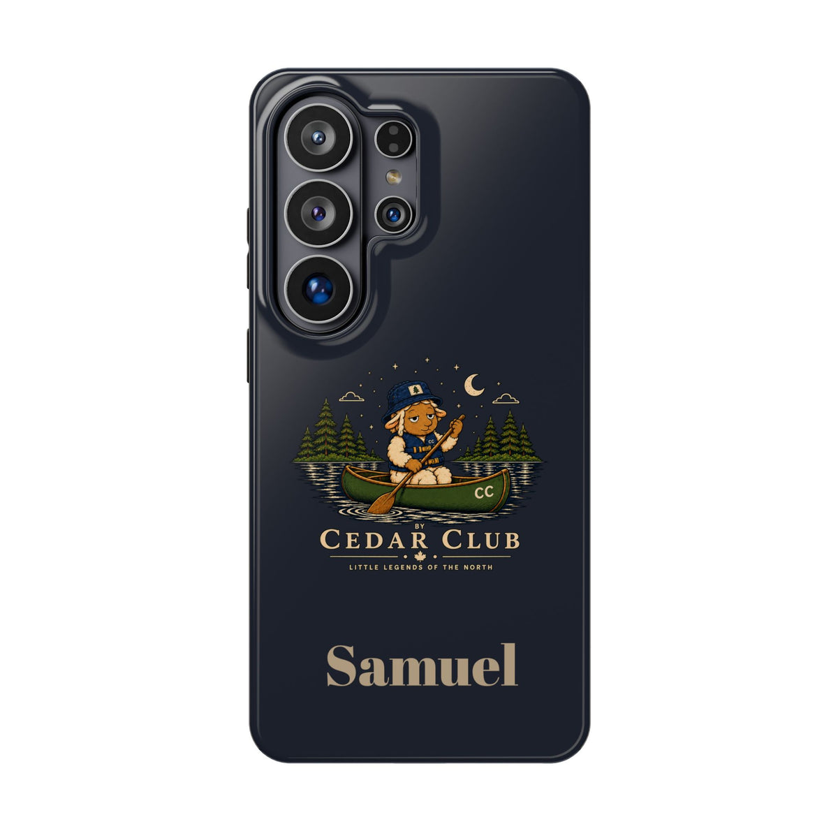 Personalized Canoeing Sheep Phone Case — Magnetic Impact-Resistant