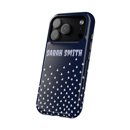 Halloween Ghost Magnetic Impact Phone Case — Custom Name