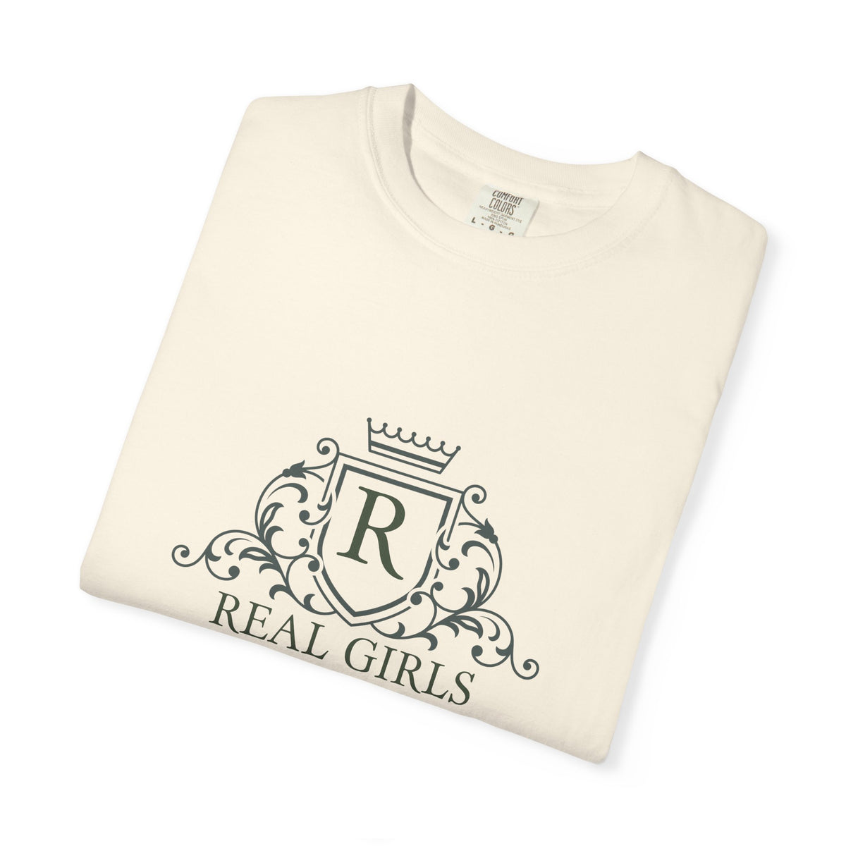 Blue Stripe Crest Graphic T-Shirt