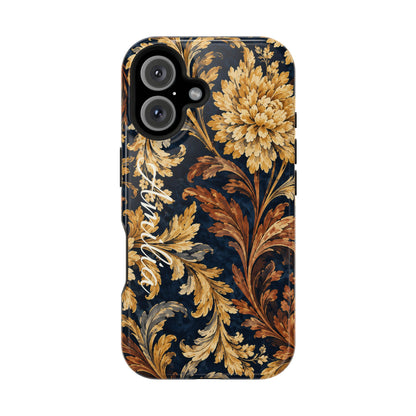 Floral Baroque Magnetic Impact-Resistant Phone Case