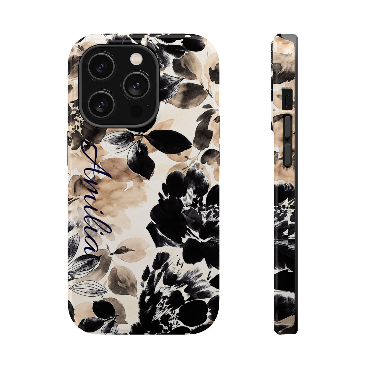 Floral Watercolor Magnetic Impact Phone Case