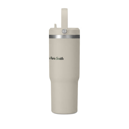 Personalized Custom Black Travel 32oz Tumbler