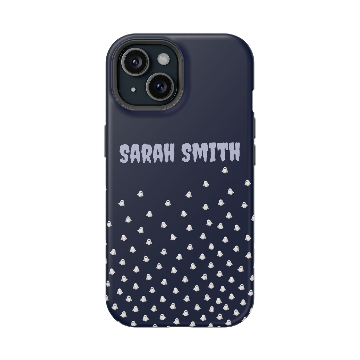 Halloween Ghost Magnetic Impact Phone Case — Custom Name
