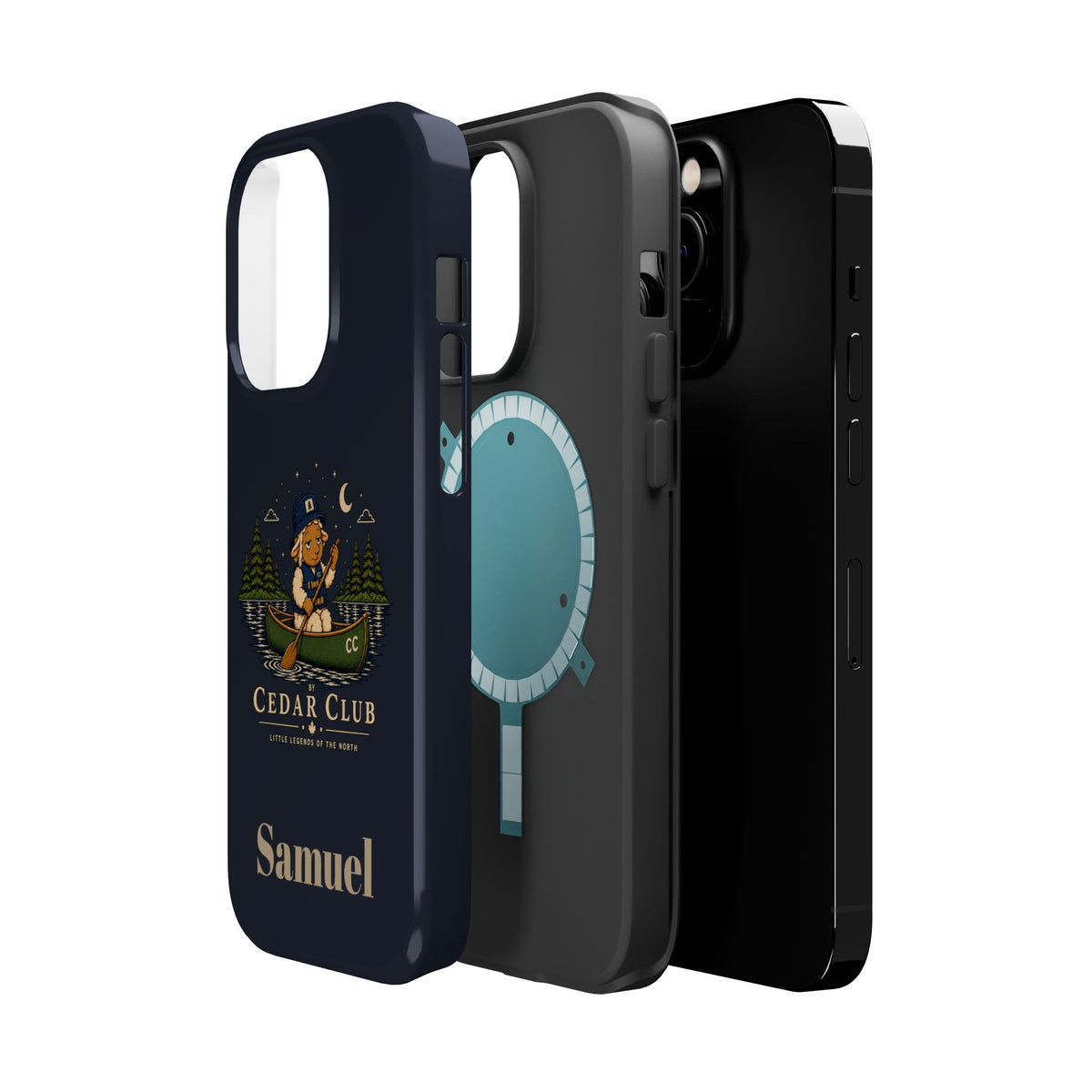 Personalized Canoeing Sheep Phone Case — Magnetic Impact-Resistant