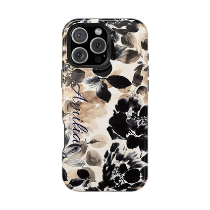 Floral Watercolor Magnetic Impact Phone Case