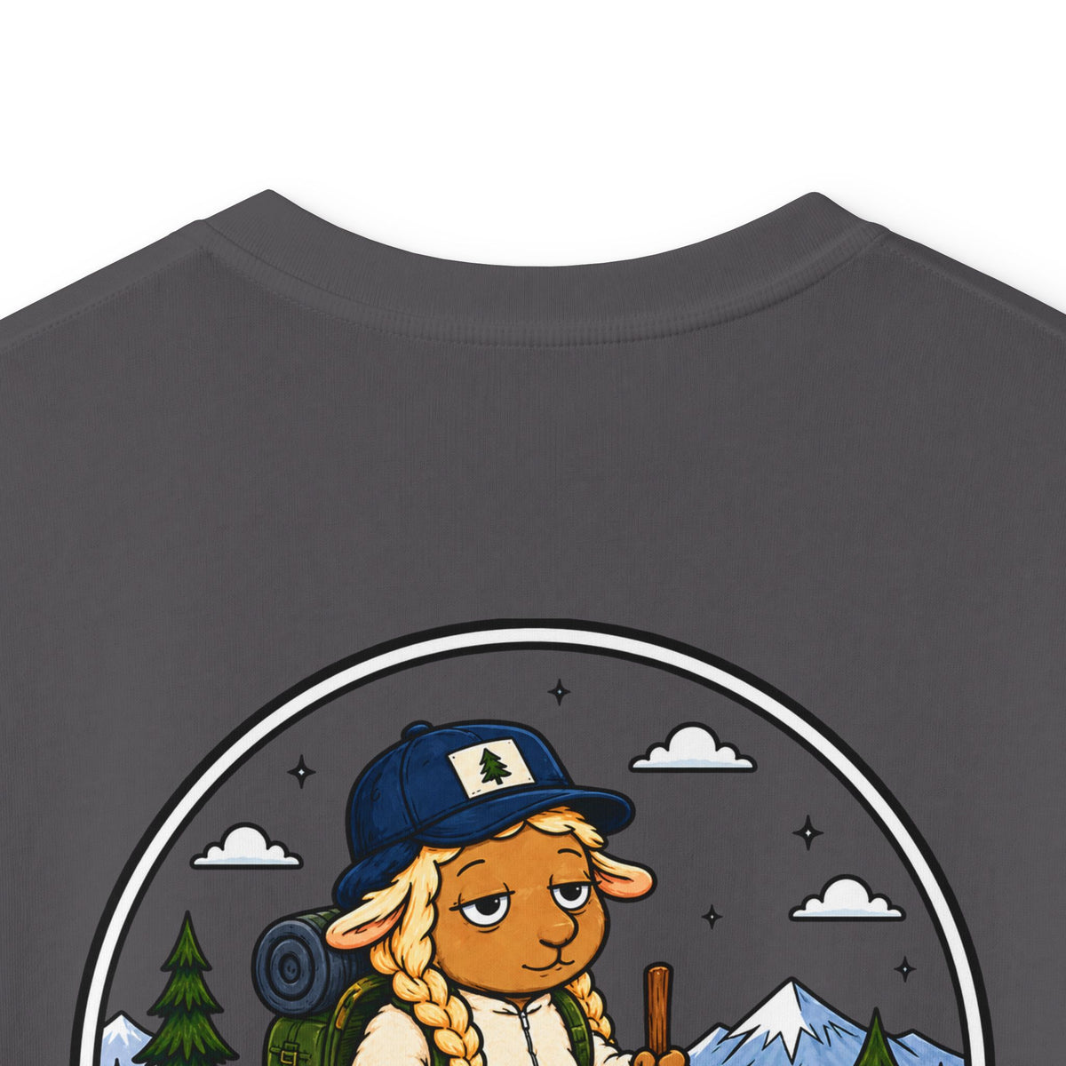 Hiking Sheep Kids T-shirt