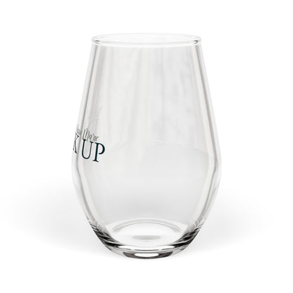Crown Stemless Wine Glass