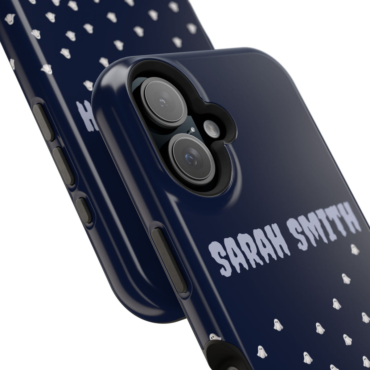 Halloween Ghost Magnetic Impact Phone Case — Custom Name