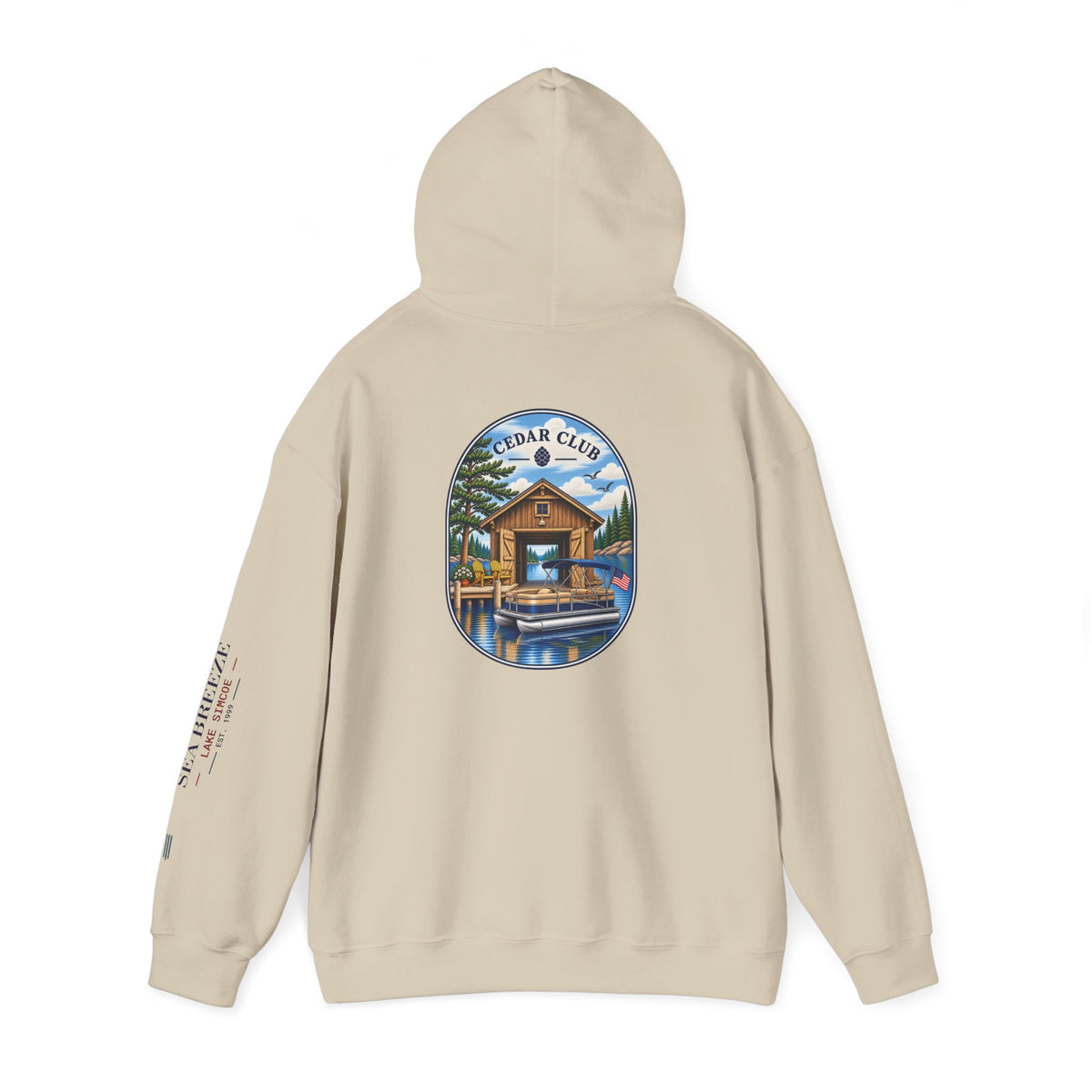Pontoon Boat Heavy Blend™ Hooded Sweatshirt