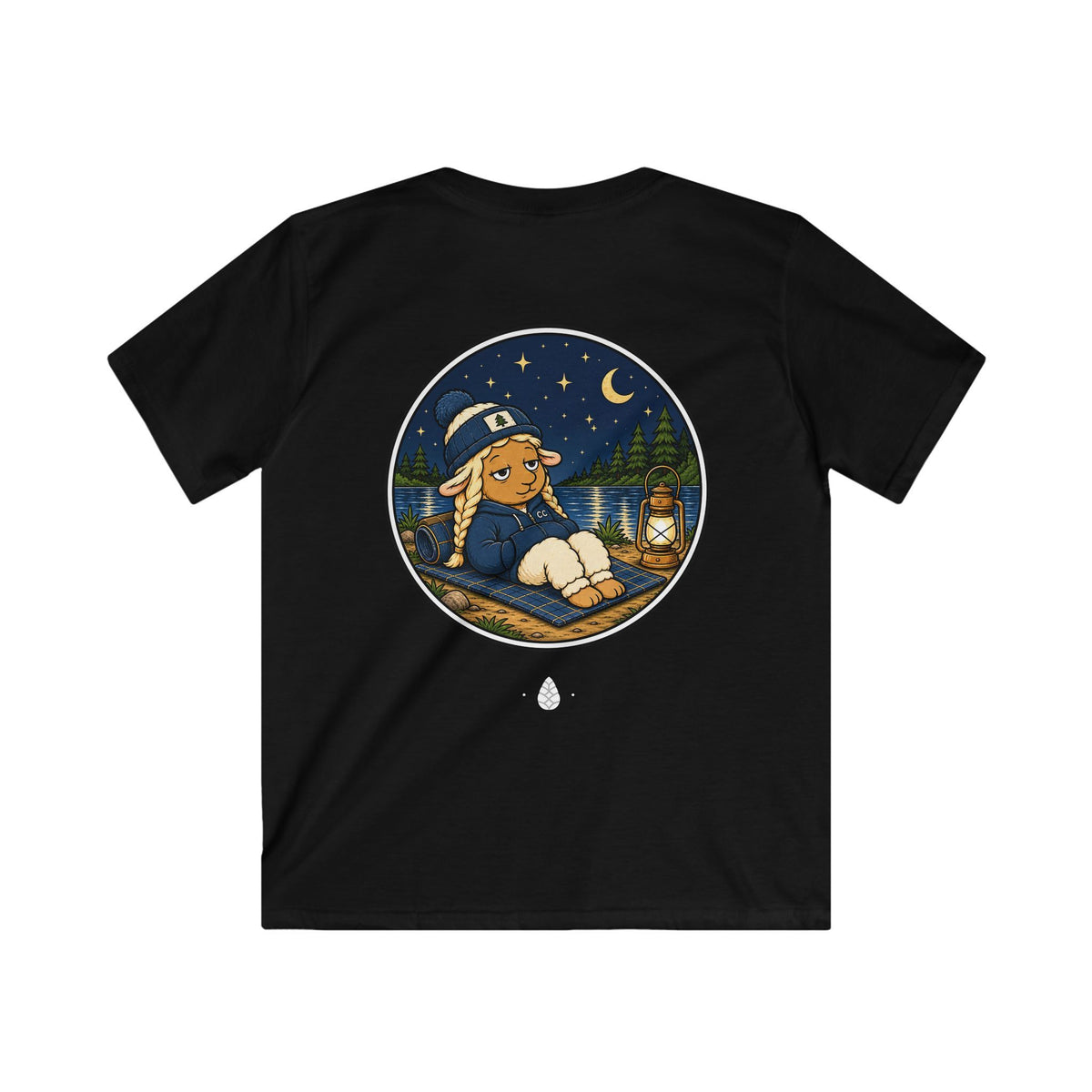 Stargazing Sheep Kids T-shirt