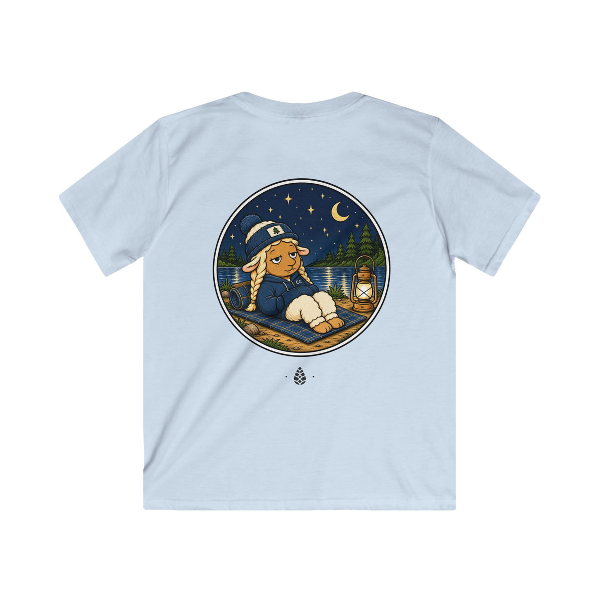 Stargazing Sheep Kids T-shirt