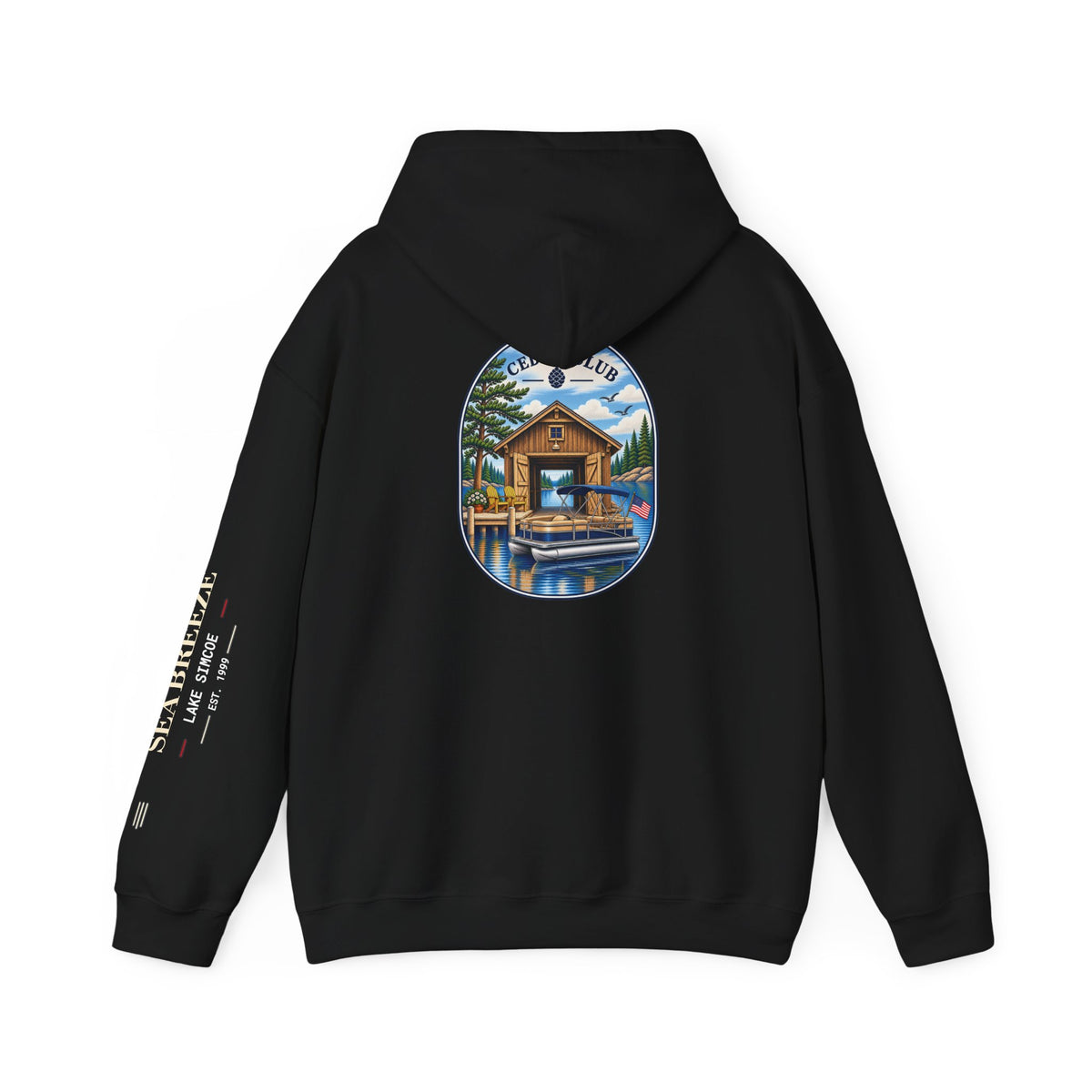 Pontoon Boat Heavy Blend™ Hooded Sweatshirt
