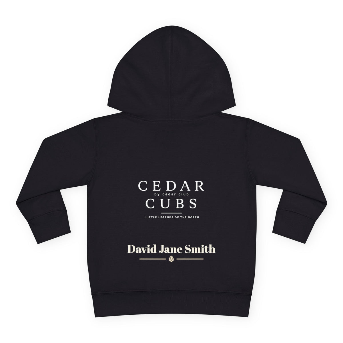 Copy of Toddler Hoodie — 'Little Legends' Canoeing Design | Cedar Cubs Personalized Pullover