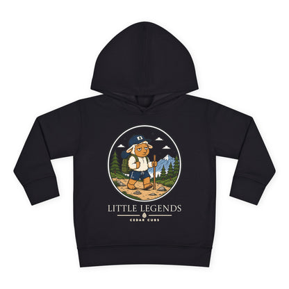 Toddler Hoodie — 'Little Legends' Hiker Design | Cedar Cubs Personalized Pullover