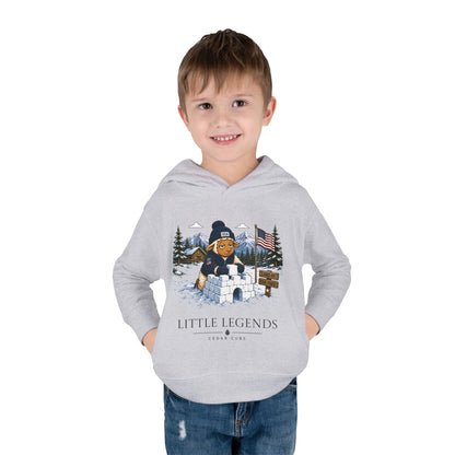 Toddler Hoodie — 'Little Legends' Snow Fort Design | Personalized Pullover