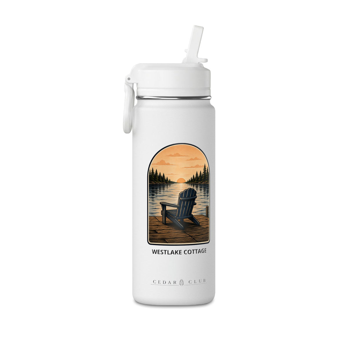 20oz Insulated Mini Bottle - LAKESIDE MOMENTS