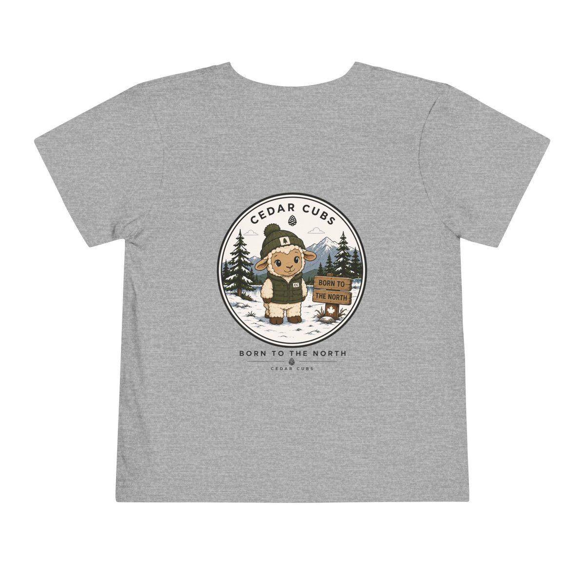 Toddler Tee — 'Cedar Cubs' Graphic (Born to the North)