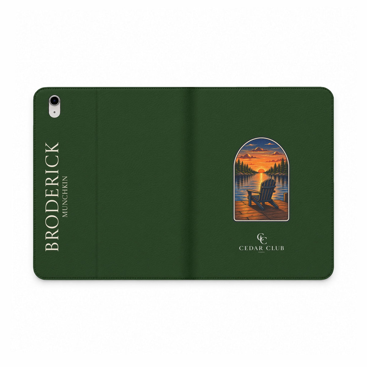 Personalized Tablet Folio Case — Lakeside Moments Design